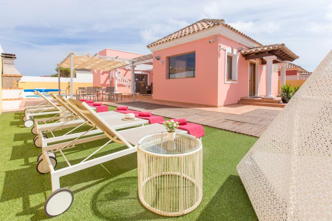 Villa Bella Lucia 3. Piscina Climatizada, Wifi, Bbq. Corralejo Exterior foto