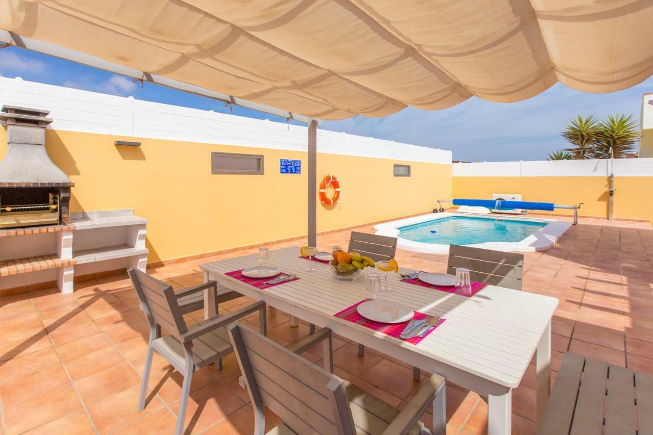 Villa Bella Lucia 3. Piscina Climatizada, Wifi, Bbq. Corralejo Exterior foto